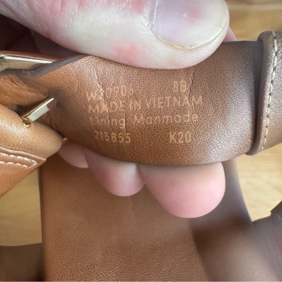 Cole Haan Francine Demi Wedge Leather Sandal in "Pecan" Size 8 - Picture 11 of 11